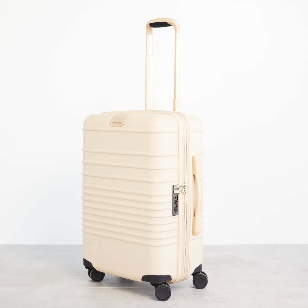 Beis Beige Carry On 21 Inch Roller Spinner Suitcase